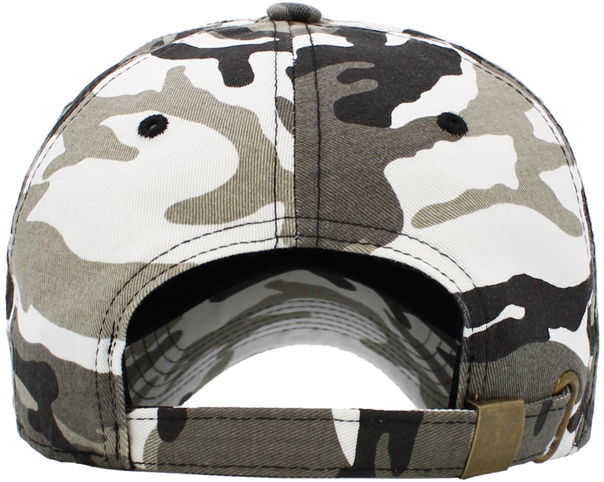 City Camouflage Low Profile Baseball Caps Back View